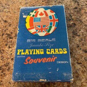 Souvenir Giant Playing Cards California Full Set Craft Decor